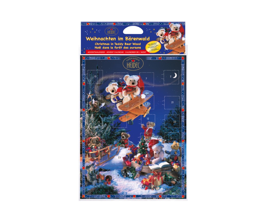 Bear Advent Calendar with Milk Chocolates 75g